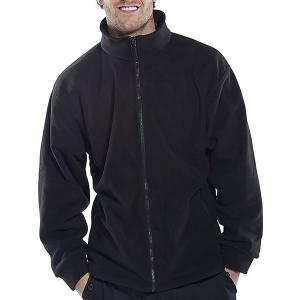 Image of Standard Fleece Jacket Black Large FLJBLL BSW09542