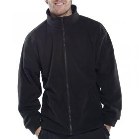 Beeswift Standard Full Zip Fleece Jacket Black Small FLJBLS BSW09544