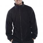 Beeswift Standard Full Zip Fleece Jacket Black Size XL BSW09545