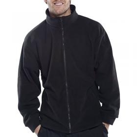 Beeswift Standard Full Zip Fleece Jacket Black XL FLJBLXL BSW09545