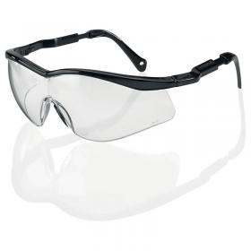 Beeswift Colorado Safety Spectacles Clear Lens Black Frame BBCS BSW09559