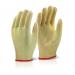 Beeswift Reinforced Mediumweight Gloves 1Pr Yellow 9 KGMW09 BSW10145