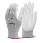 Beeswift PU Coated Gloves White L BSW10599