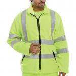 Beeswift Carnoustie Hi Vis Fleece Jacket Saturn Yellow Small BSW11201