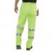 Beeswift Polycotton High Visibility Trousers Saturn Yellow 30 BSW11239