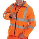 Beeswift Carnoustie High Visibility Fleece Jacket BSW11381