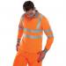 Beeswift Hi Vis Long Sleeve Polo Shirt Orange Medium BPKSLSENORM BSW11602