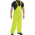 Beeswift Super B-Dri PU Bib Brace Saturn Yellow L SBDBBSYL BSW11685