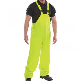 Beeswift Super B-Dri PU Bib Brace Saturn Yellow S SBDBBSYS BSW11687