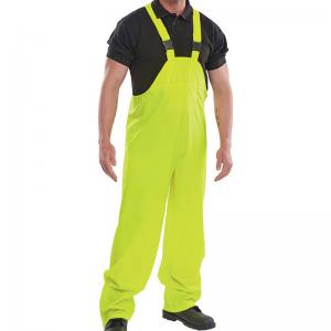 Beeswift Super B-Dri PU Bib Brace Saturn Yellow S SBDBBSYS BSW11687