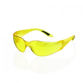Vegas Safety Spectacles Wraparound Yellow BSW11789