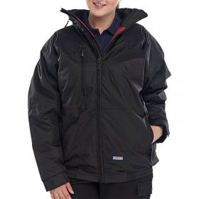 Beeswift Mercury Weather Proof Bomber Jacket Black S BSW11835