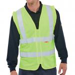 Beeswift Fire Retardant High Visibility Waistcoat Saturn Yellow M BSW11957