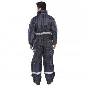 Beeswift Coldstar Freezer Coverall Navy Blue S BSW12106