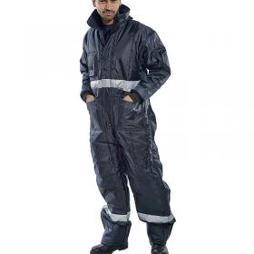 Beeswift Coldstar Freezer Coverall Navy Blue Small CCFCNS BSW12106