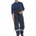 Beeswift Coldstar Freezer Bib Trousers Navy Blue S BSW12117