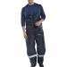 Beeswift Coldstar Freezer Bib Trouser Navy Blue Medium CCFBTNM BSW12118
