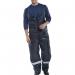 Beeswift Coldstar Freezer Bib Trousers Navy Blue XL BSW12120