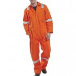 Beeswift Fire Retardant Boilersuit Nordic Design Orange 52 CFRBSNDOR52 BSW12307
