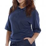 Beeswift Click Premium PK Short Sleeve Polo Shirt Navy Blue 3XL CPPKSN3XL BSW12400