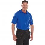 Beeswift Click Premium PK Short Sleeve Polo Shirt Royal Blue 3XL BSW12401