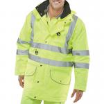 Beeswift Elsener 7In1 Hi Vis Jacket Saturn Yellow 3XL 7IN1SY3XL BSW12461