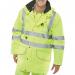 Beeswift Elsener 7In1 Hi Vis Jacket Saturn Yellow 4XL 7IN1SY4XL BSW12462