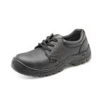 Beeswift Dual Density PU Economy Lace Up S1 Safety Shoe 1 Pair Black 10.5 BSW12804