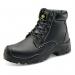 Beeswift 6 Eyelet PU Rubber S3 Steel Top Cap Safety Boots 1 Pair Black 06 BSW12880