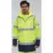 Beeswift High Visibility Traffic Jacket SYellowNavy 4XL BD109SYN4XL BSW12907