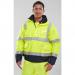 Beeswift Hi Vis Bomber Jacket Saturn YellowNavy XS BD208SYNXS BSW12911