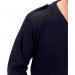 Beeswift Acrylic Mod V-Neck Sweater Black S BSW12938