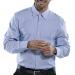 Beeswift Oxford Long Sleeve Shirt Blue 15 OXSLSB15 BSW13148