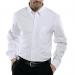 Beeswift Oxford Long Sleeve Shirt White 19 OXSLSW19 BSW13166