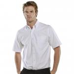 Beeswift Short Sleeve Oxford Shirt White 15 BSW13177