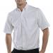 Beeswift Short Sleeve Oxford Shirt White 15.5 BSW13178