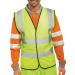 Beeswift High Visibility Waistcoat Full App G Saturn Yellow S WCENGS BSW13384