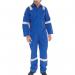 Beeswift Fire Retardant Boilersuit Nordic Design Royal Blue 46 BSW13415