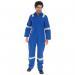 Beeswift Fire Retardant Boilersuit Nordic Design Royal Blue 44 CFRBSNDR44 BSW13436