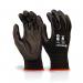 Beeswift PU Coated Gloves Black S PUGBLS BSW13483