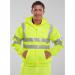 Beeswift Zip Up Hooded High Visibility Sweatshirt BSW13507