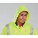 Beeswift Zip Up Hooded High Visibility Sweatshirt Saturn Yellow S BSHSSENSYS BSW13507