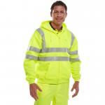 Beeswift Zip Up Hooded High Visibility Sweatshirt BSW13512