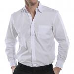 Beeswift Classic Long Sleeve Shirt White 19 BSW13676