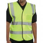 Beeswift High Visibility ID Vest Saturn Yellow XS BSW14144