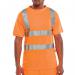 Beeswift Crew Neck High Visibility T-Shirt Orange 5XL BSW14462