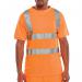 Beeswift Crew Neck High Visibility T-Shirt Orange L BSW14463