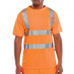 Beeswift Crew Neck High Visibility T-Shirt Orange 3XL BSCNTSENOR3XL BSW14467