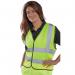 Beeswift High Visibility Short Length Waistcoat App G Saturn Yellow L WCENGSHL BSW15312