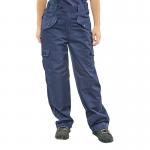 Beeswift Ladies Polycotton Trousers Navy Blue 46 LPCTHWN46 BSW15963
